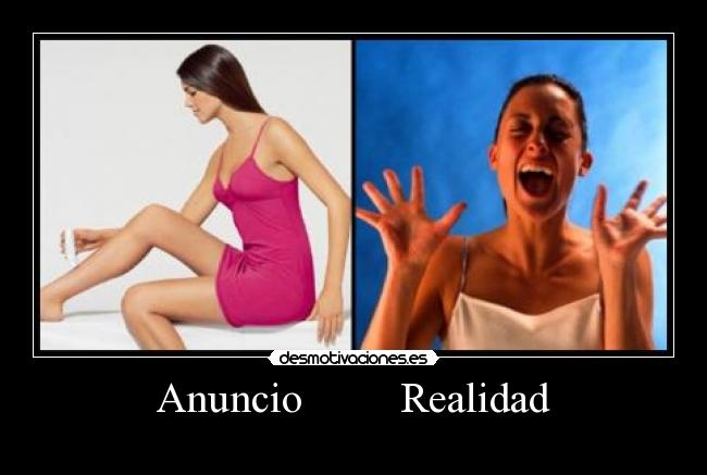 Anuncio         Realidad - 