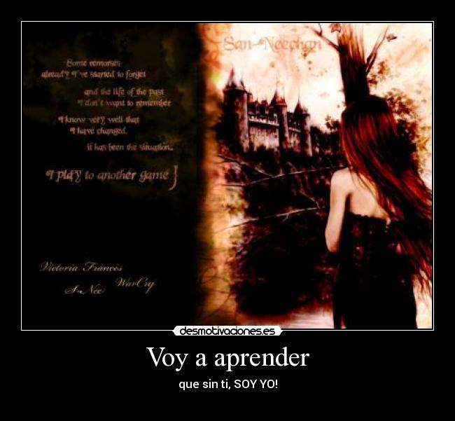 Voy a aprender -