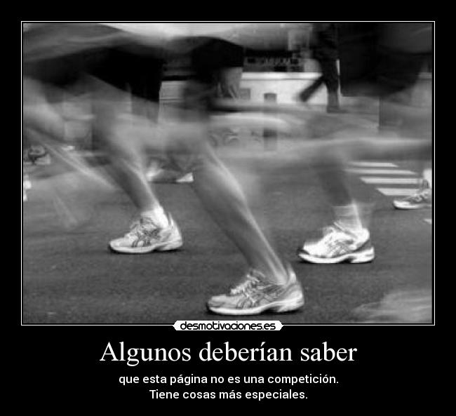 Algunos deberían saber - 