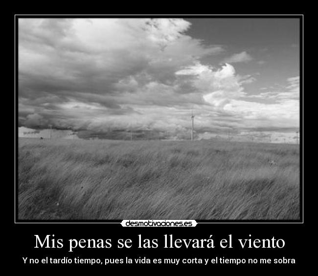 Mis penas se las llevará el viento -