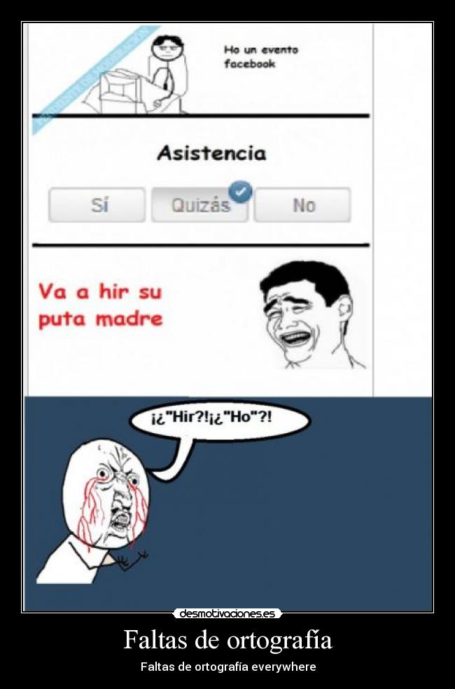 Faltas de ortografía - Faltas de ortografía everywhere