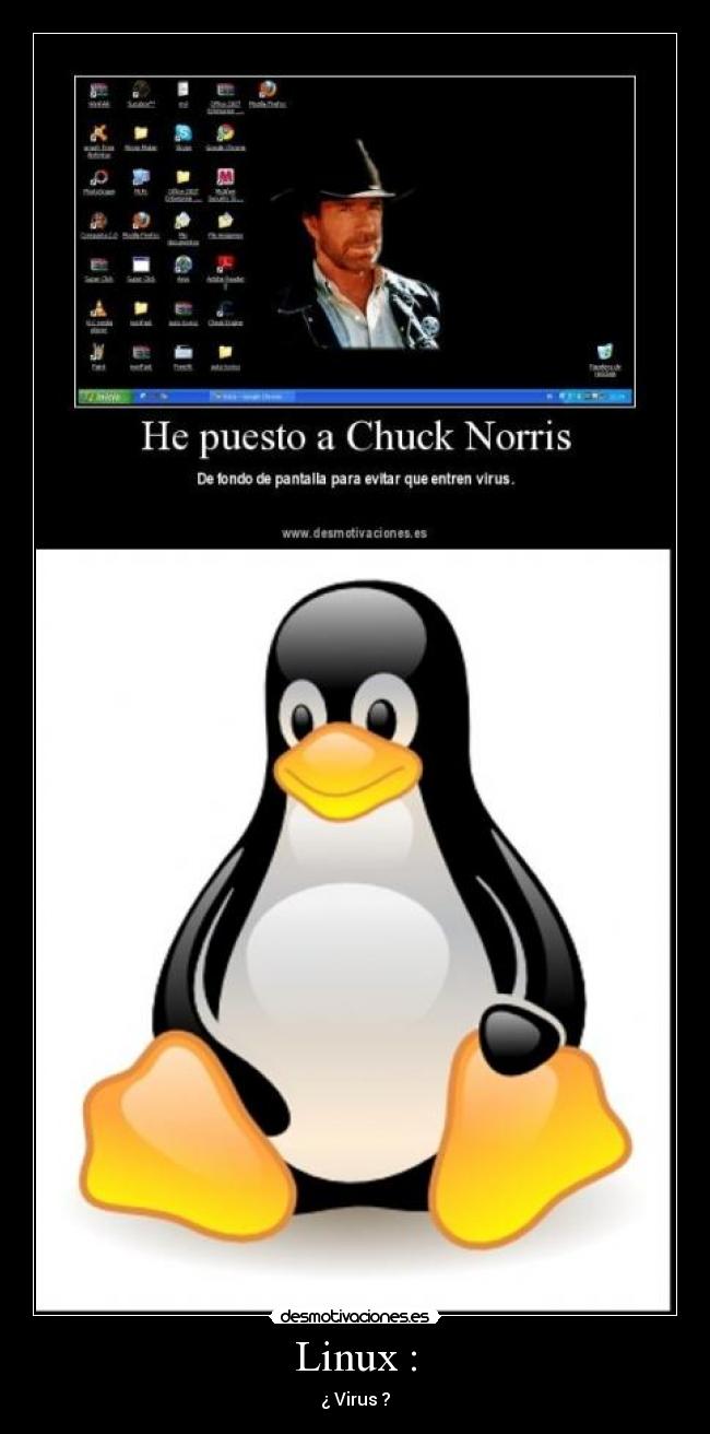 Linux : - ¿ Virus ?