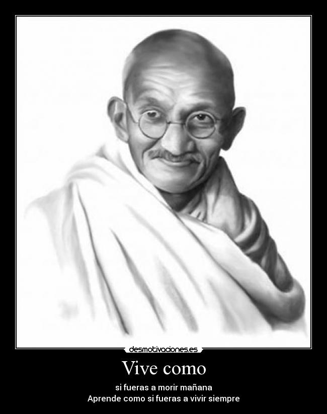 carteles gandhi desmotivaciones