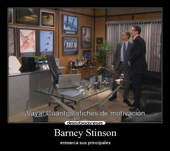 Barney Stinson - enmarca sus principales