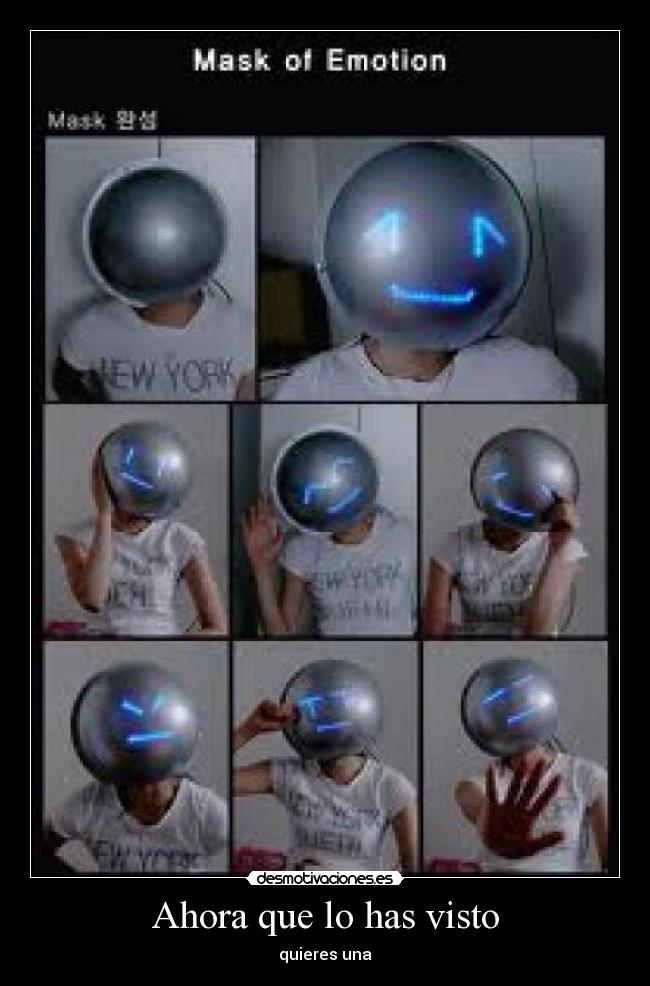 Ahora que lo has visto -