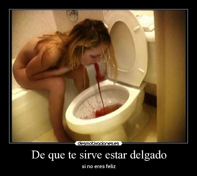 De que te sirve estar delgado - si no eres feliz