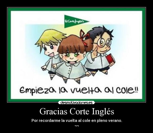 Gracias Corte Inglés - 