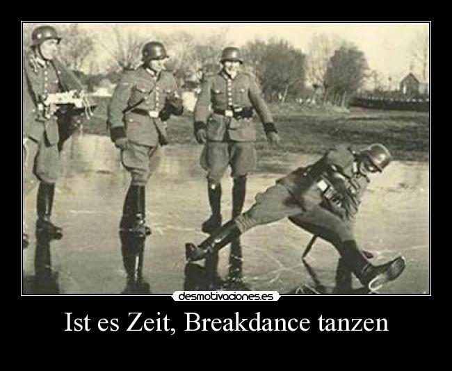 Ist es Zeit, Breakdance tanzen -
