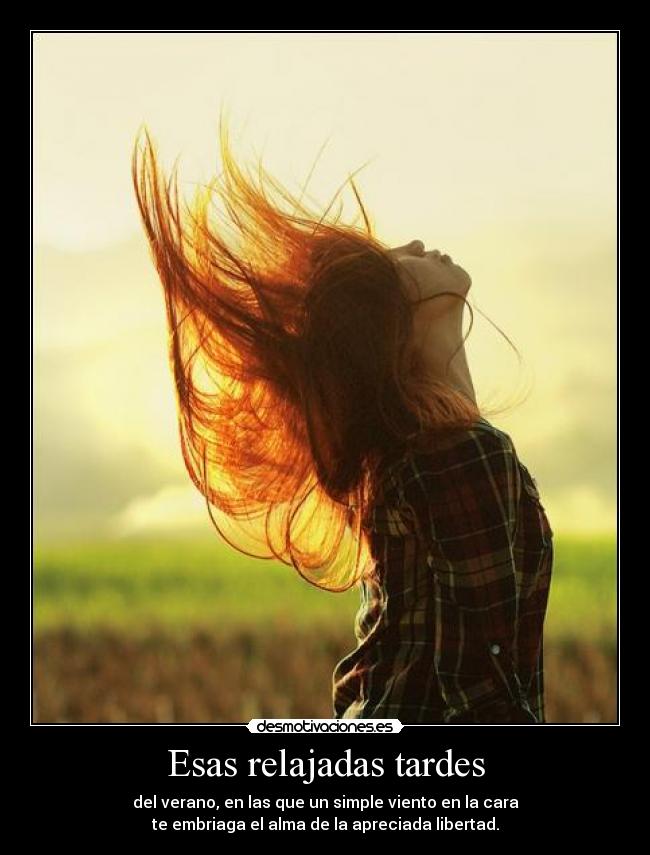 Esas relajadas tardes - 
