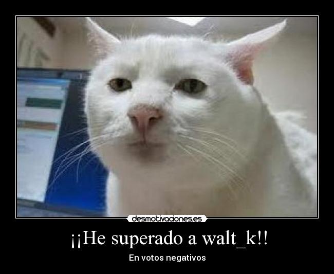¡¡He superado a walt_k!! -