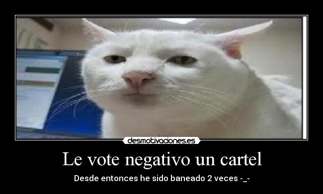 Le vote negativo un cartel - 