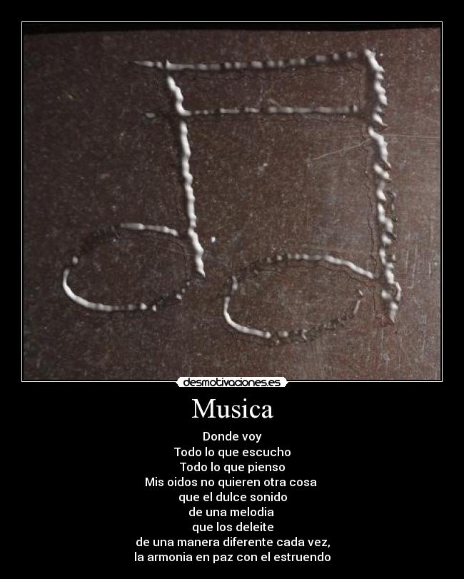 carteles musica musica desmotivaciones