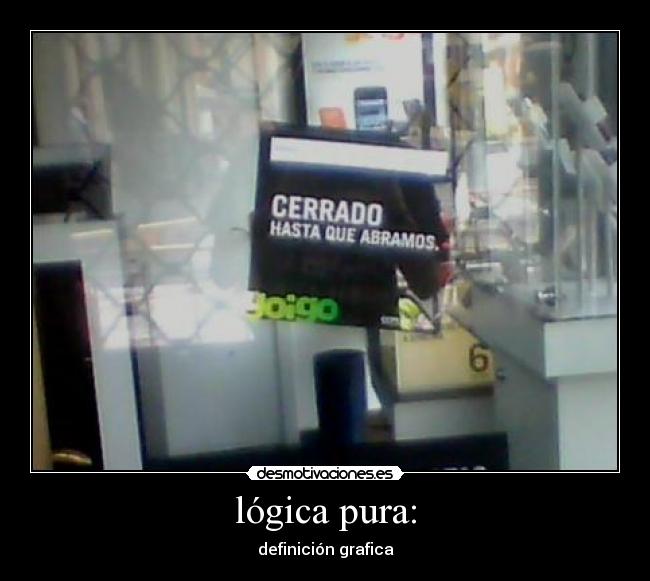 lógica pura: -