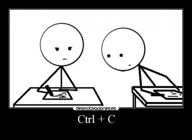 Ctrl + C - 