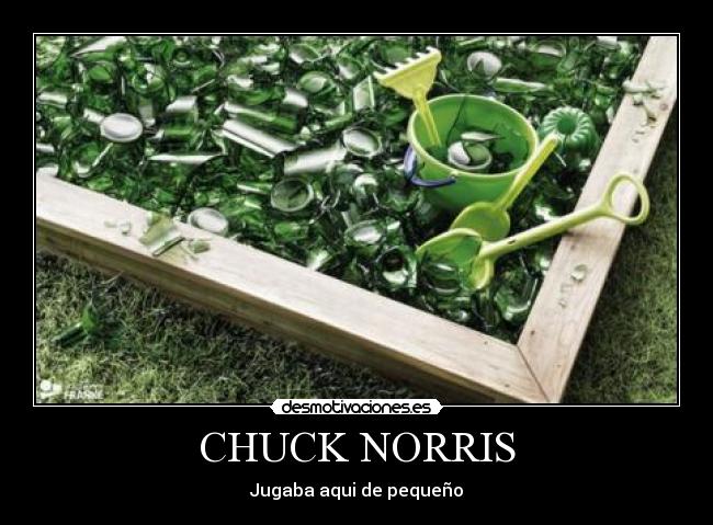 CHUCK NORRIS - Jugaba aqui de pequeño