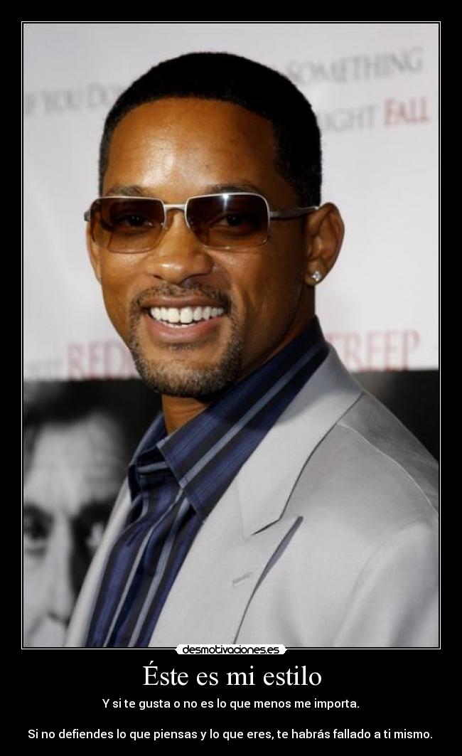 Éste es mi estilo -