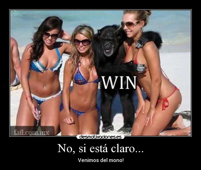 No, si está claro... - 