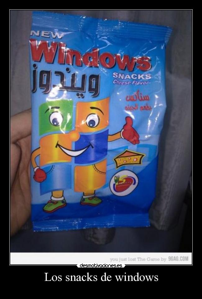 Los snacks de windows -