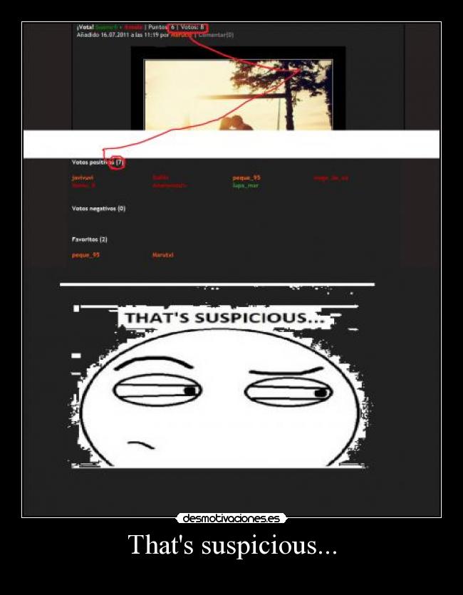 Thats suspicious... -