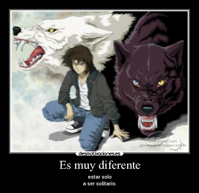 carteles solitario lobo desmotivaciones diferencias desmotivaciones