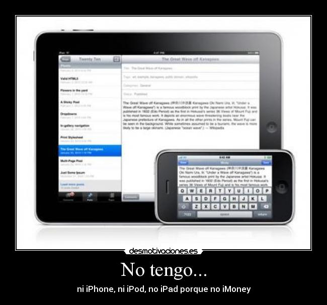 No tengo... - 