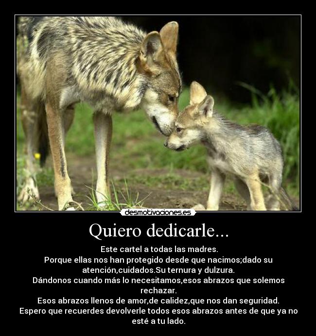 Quiero dedicarle... - 