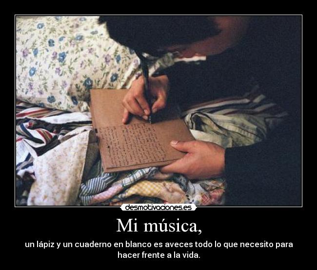 Mi música, -