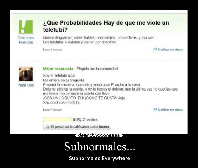 Subnormales... - Subnormales Everywhere