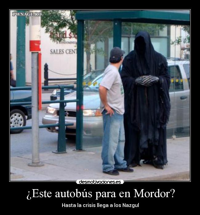 ¿Este autobús para en Mordor? - 