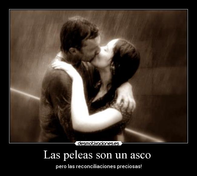 Las peleas son un asco -