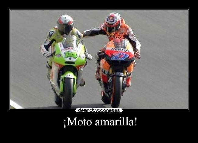 ¡Moto amarilla! - 