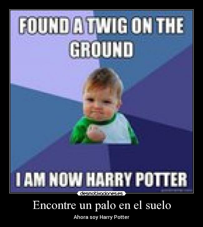 Encontre un palo en el suelo -