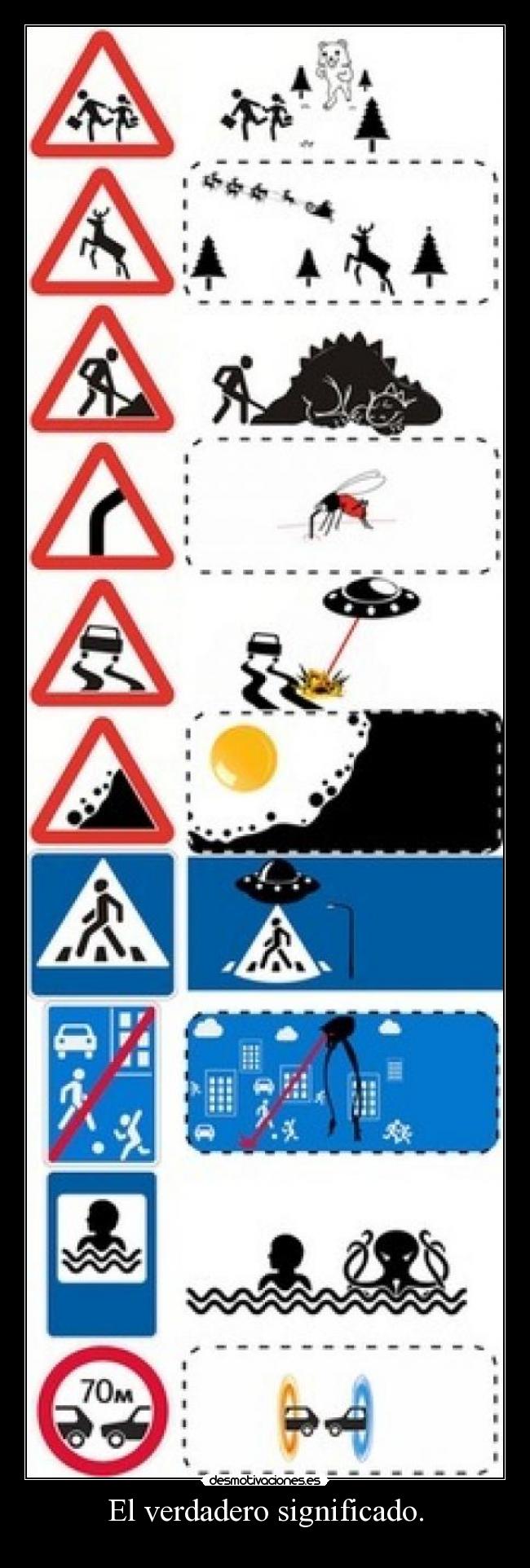 El verdadero significado. -