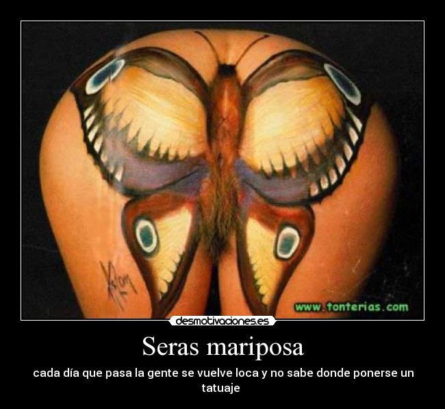 Seras mariposa -