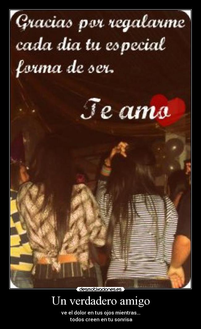Un verdadero amigo -