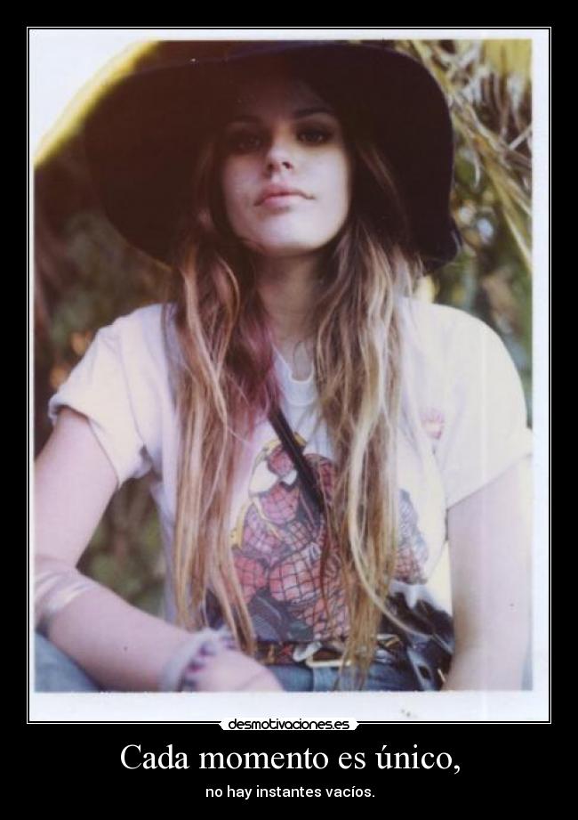 Cada momento es único, - 