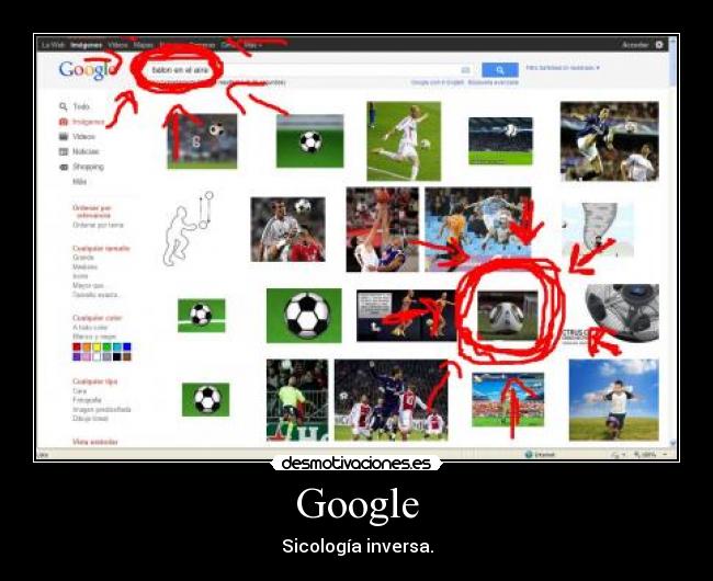 Google - Sicología inversa.
