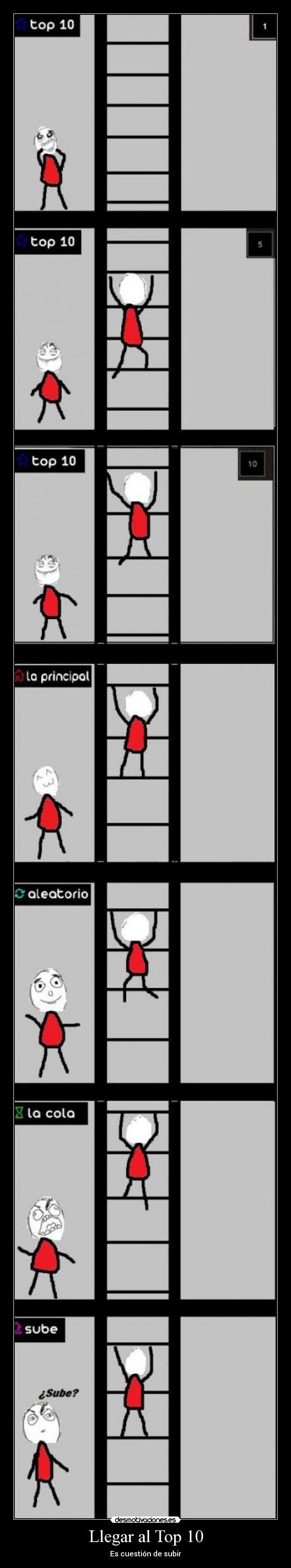 Llegar al Top 10 - Es cuestión de subir