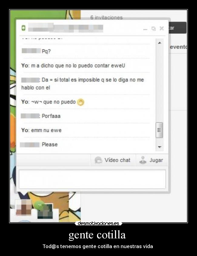 gente cotilla - Tod@s tenemos gente cotilla en nuestras vida