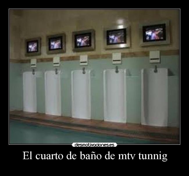 El cuarto de baño de mtv tunnig -