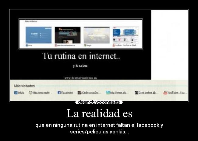 La realidad es - 