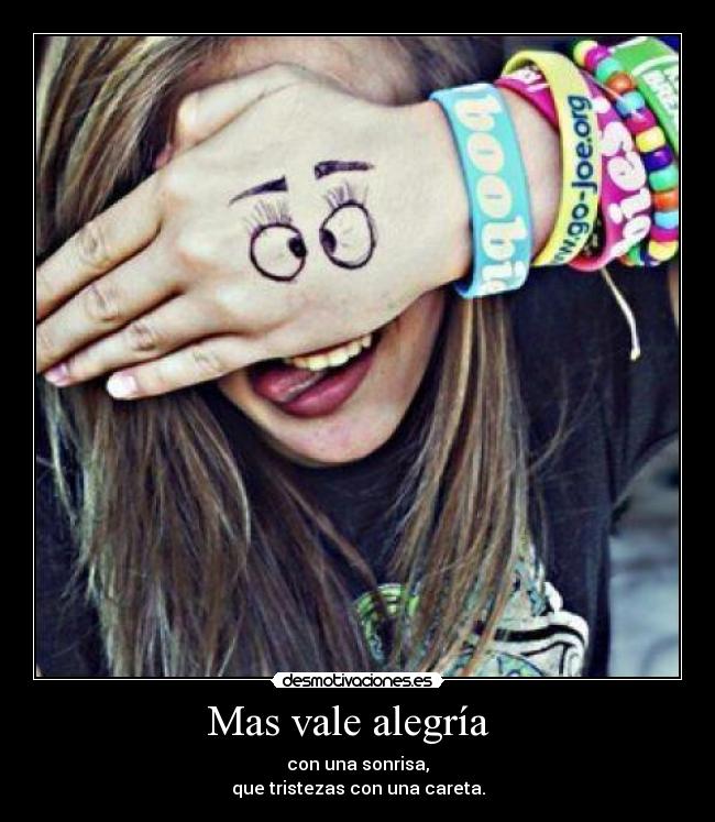 Mas vale alegría -