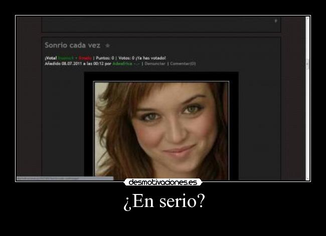 ¿En serio? - 