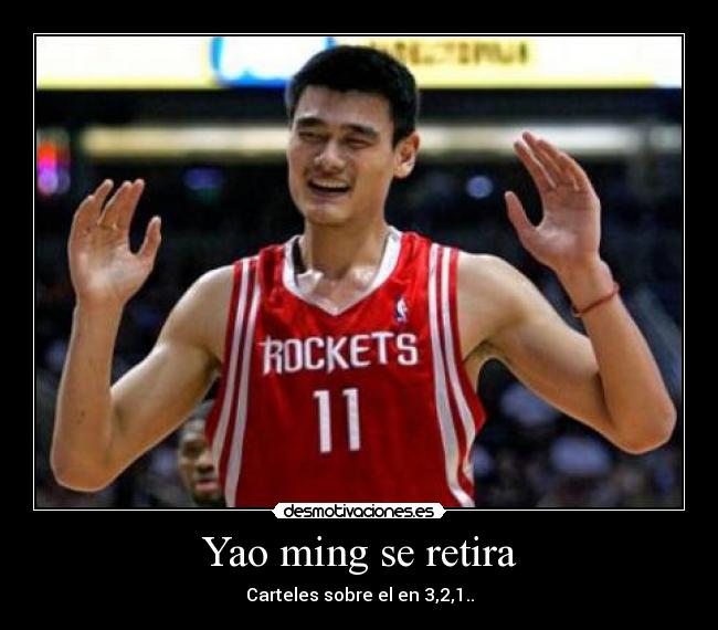 Yao ming se retira -