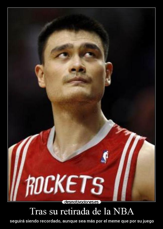 Tras su retirada de la NBA - seguirá siendo recordado, aunque sea más por el meme que por su juego