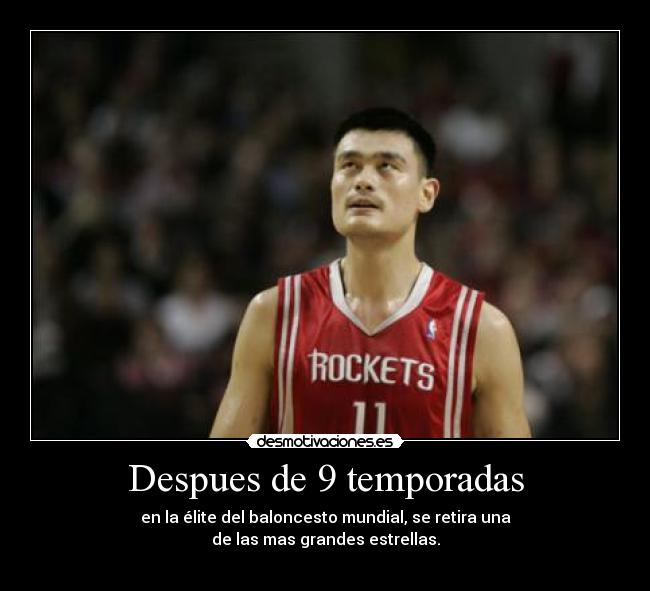 Despues de 9 temporadas -