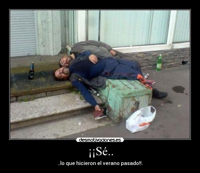 ¡¡Sé.. - ..lo que hicieron el verano pasado!!.