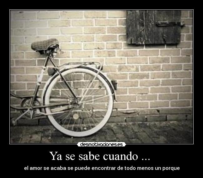 Ya se sabe cuando ...  - 