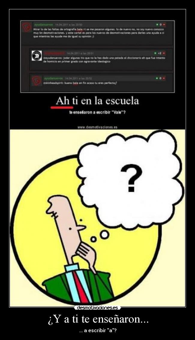 ¿Y a ti te enseñaron... -