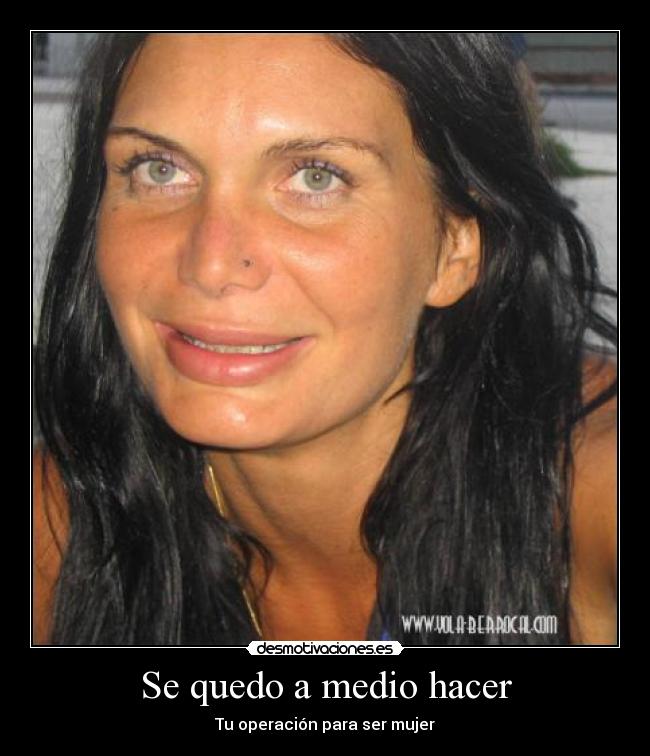 Se quedo a medio hacer - 